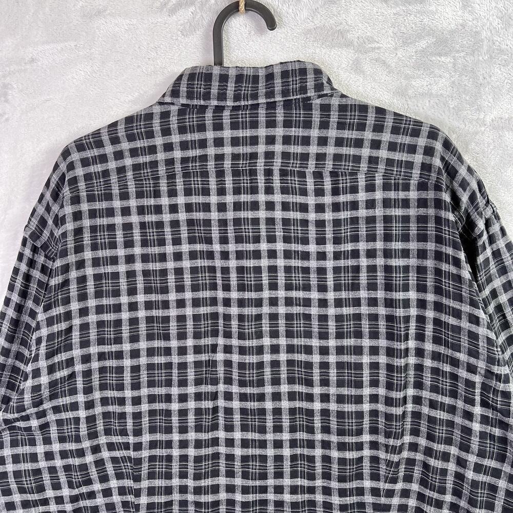 Ralph Lauren Men's Dress SHirt Black Plaid Size XL Lightweight Business Casual - Picture 12 of 15